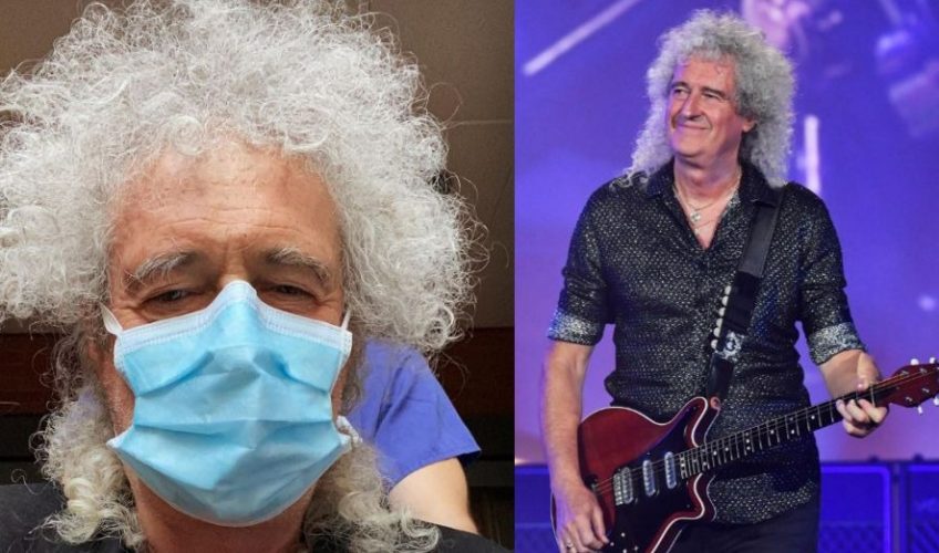 Brian May, spitalizat după un accident la grădinărit