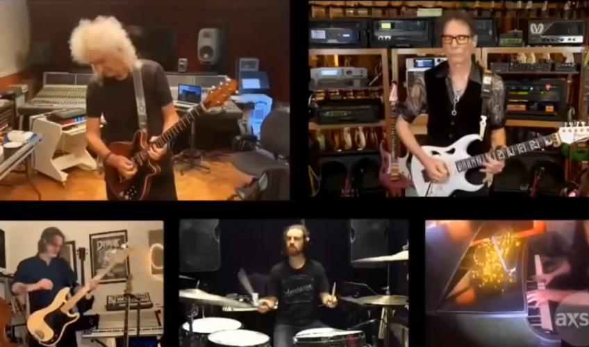 (VIDEO) Interpretare de excepție a piesei „Bohemian Rhapsody” cu Brian May și alți chitariști celebri
